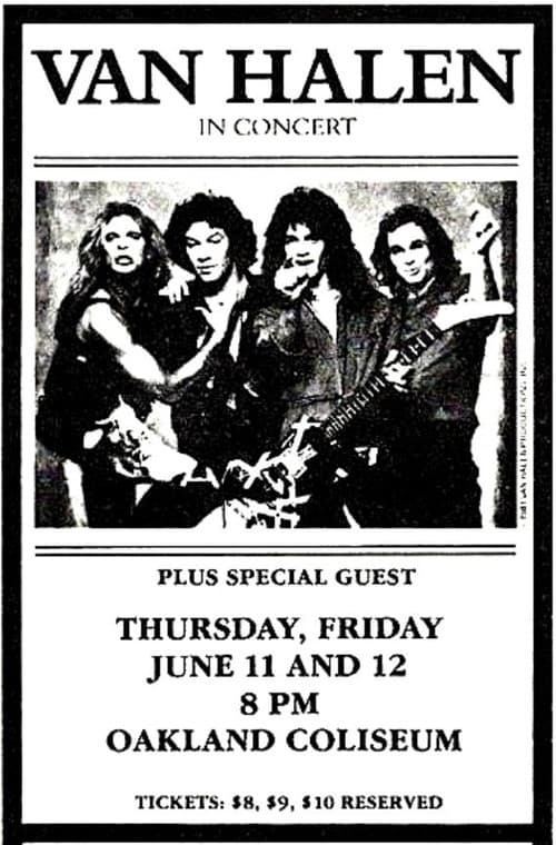 Van Halen: Oakland, CA @ Oakland Arena 1981
